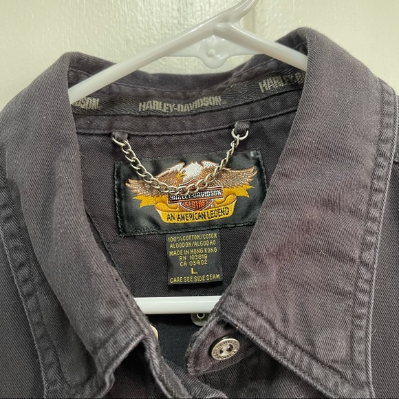 Harley Davidson Large Button down - Picture 7 of 7